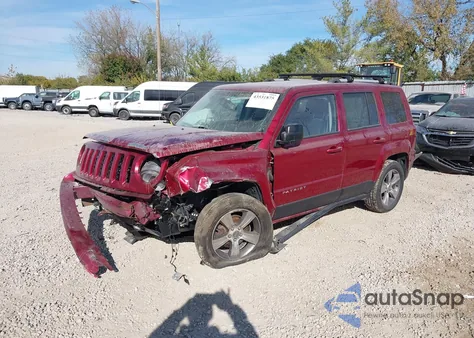 2016 Jeep Patriot High Altitude Edition from USA, damaged, VIN 1C4NJRFB2GD708236
